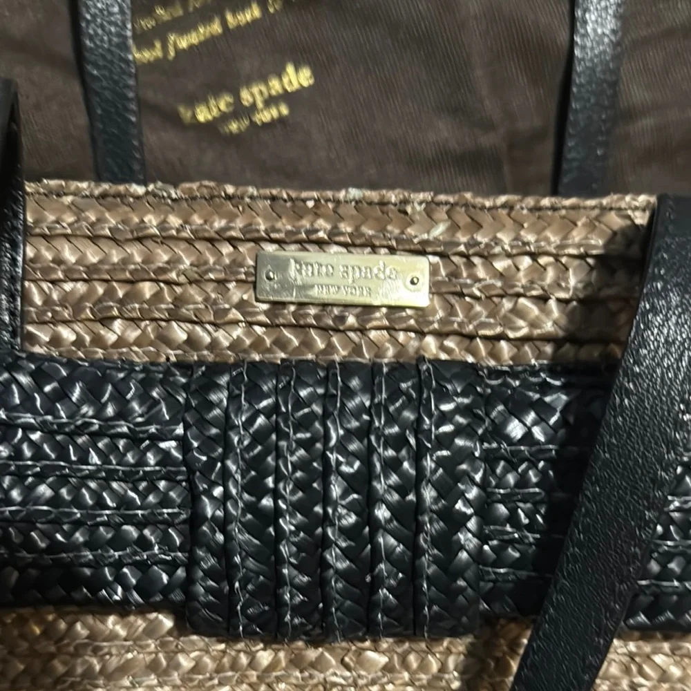 Brand New -Kate spades ♠️ Stylish Black and Brown Women's Bag brand new - Picture 5 of 11